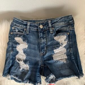 Women’s American Eagle Outfitters Stretch Denim Shorts.‎ Size 0 (980D)
